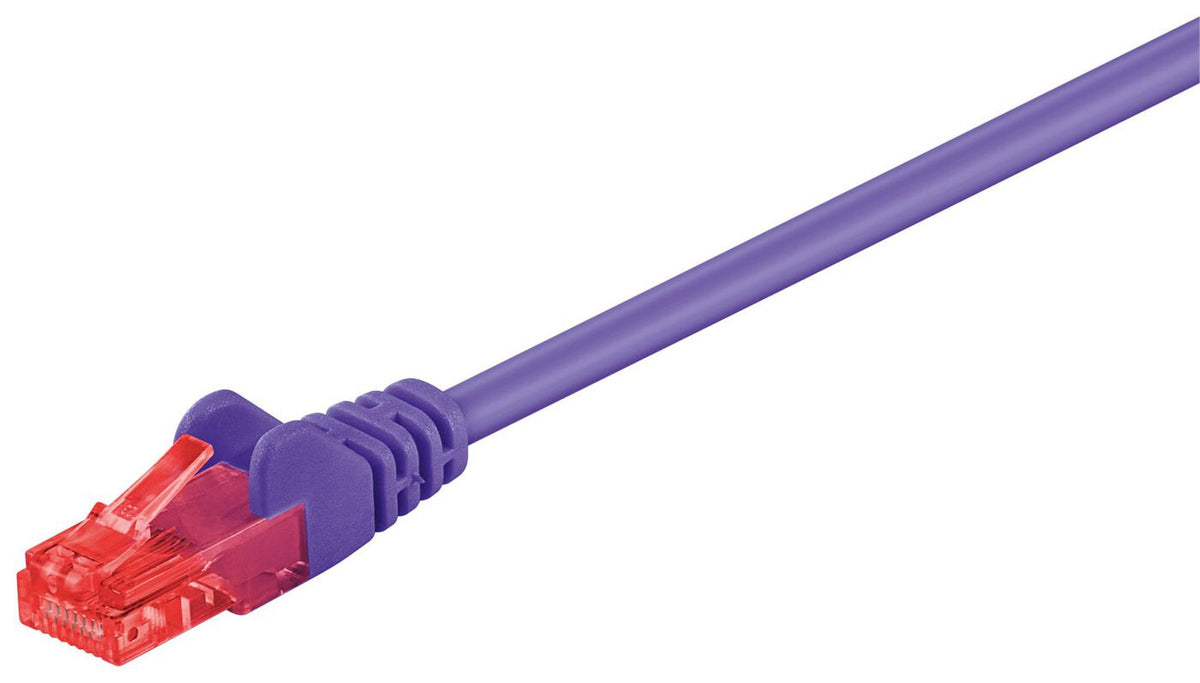 Microconnect B-UTP610P networking cable Purple 10 m Cat6 U/UTP (UTP) Round