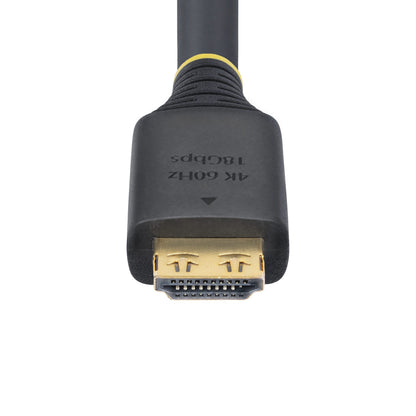 StarTech.com 7m (23ft) High Speed HDMI Cable with Gripping Connectors, 4K 60Hz/1440p 144Hz, HDR10/HDCP 2.2/ARC, 18Gbps, UHD HDMI Cord for TV/Monitor/Display, TPE Jacket