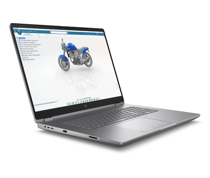 HP ZBook Fury G1i Data Science Intel Core Ultra 9 285HX Mobile workstation 45.7 cm (18") WQXGA 64 GB DDR5-SDRAM 1 TB SSD NVIDIA RTX PRO 3000 Blackwell Wi-Fi 7 (802.11be) Windows 11 Pro AI Workstation, AI PC Silver
