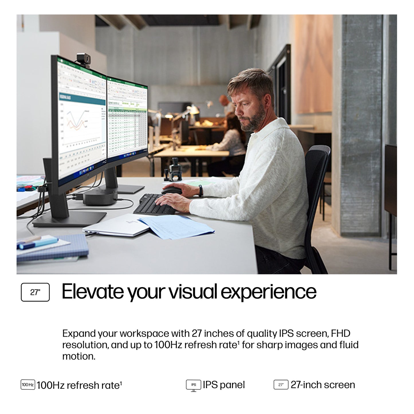 HP Series 3 Pro 27 inch FHD Monitor - 327ph