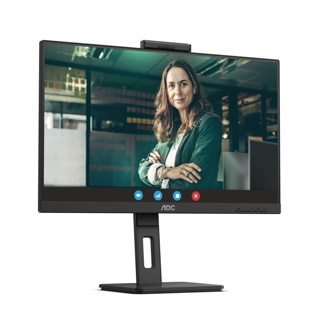 AOC 24P3CW computer monitor 60.5 cm (23.8") 1920 x 1080 pixels Full HD LED Black