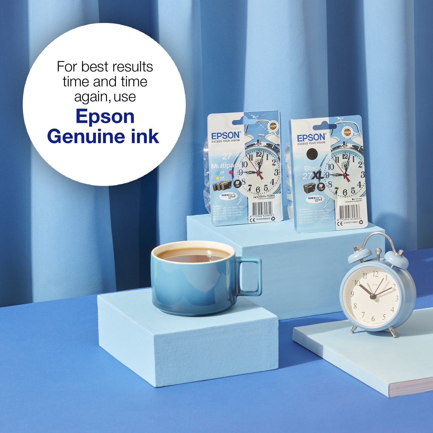 Epson Alarm clock Multipack 3-colour 27 DURABrite Ultra Ink