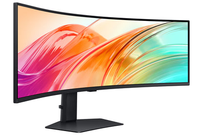 Samsung S95UC computer monitor 124.5 cm (49") 5120 x 1440 pixels Dual QHD LCD Black