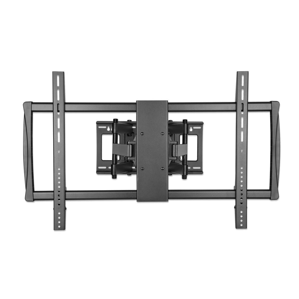 Manhattan TV & Monitor Mount, Wall, Full Motion, 1 screen, Screen Sizes: 60-100", Black, VESA 200x200 to 900x600mm, Max 80kg, LFD, Tilt & Swivel with 3 Pivots, Lifetime Warranty