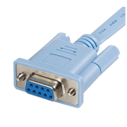 StarTech.com 6 ft RJ45 to DB9 Cisco Console Management Router Cable - M/F