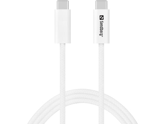 Sandberg USB-CC USB4 240 W+40Gbps, 1 m USB cable, USB4 Gen 3x2