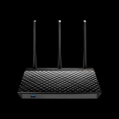 ASUS RT-AC1900U wireless router Gigabit Ethernet Dual-band (2.4 GHz / 5 GHz) Black