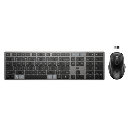 HP 720 Multi-Device Rechargeable Wireless Keyboard and Mouse Combo