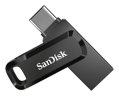 SanDisk Ultra Dual Drive Go USB flash drive 64 GB USB Type-A / USB Type-C 3.2 Gen 1 (3.1 Gen 1) Black