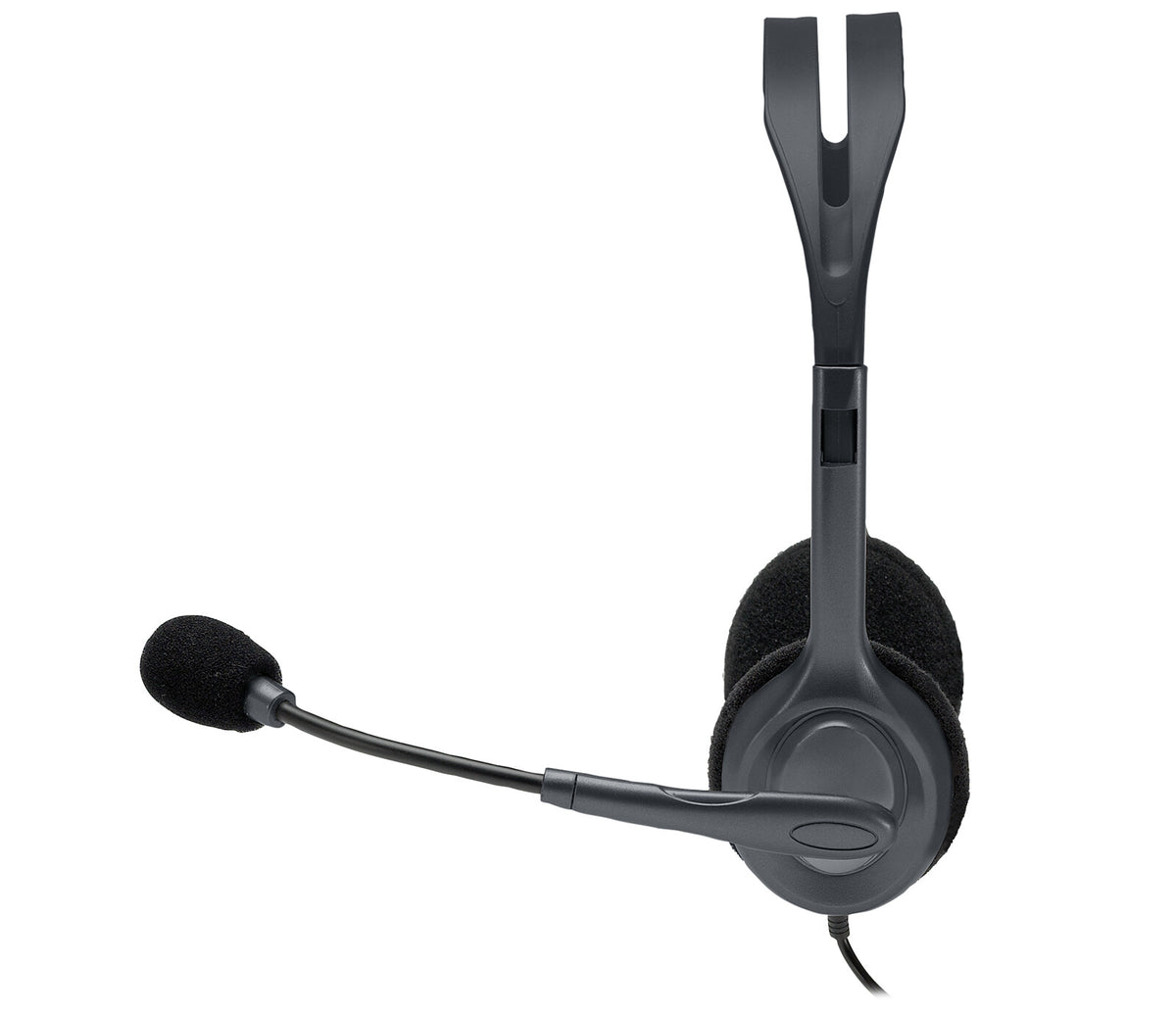 Logitech 981-000612 headphones/headset Wired Head-band Office/Call center Black
