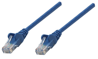 Intellinet Network Patch Cable, Cat6A, 20m, Blue, Copper, S/FTP, LSOH / LSZH, PVC, RJ45, Gold Plated Contacts, Snagless, Booted, Lifetime Warranty