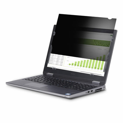 StarTech.com 15.6-inch 16:9 Flip-Up Privacy Screen with Touch, Anti-Glare Blue Light Filter, Laptop Monitor Screen Protector, +/- 30 Deg. View Angle