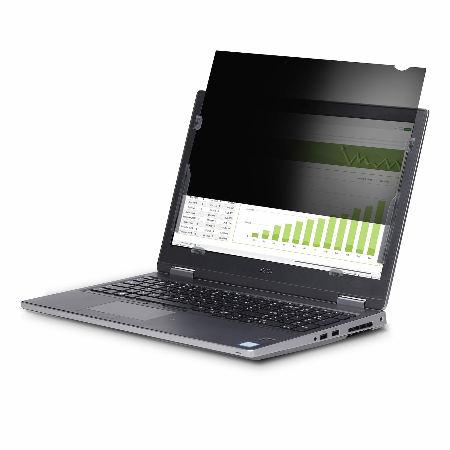 StarTech.com 12.5-inch 16:9 Flip-Up Privacy Screen with Touch, Anti-Glare Blue Light Filter, Laptop Monitor Screen Protector, +/- 30 Deg. View Angle