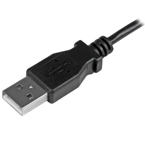 StarTech.com Micro-USB Charge-and-Sync Cable M/M - Left-Angle Micro-USB - 24 AWG - 2 m (6 ft.)