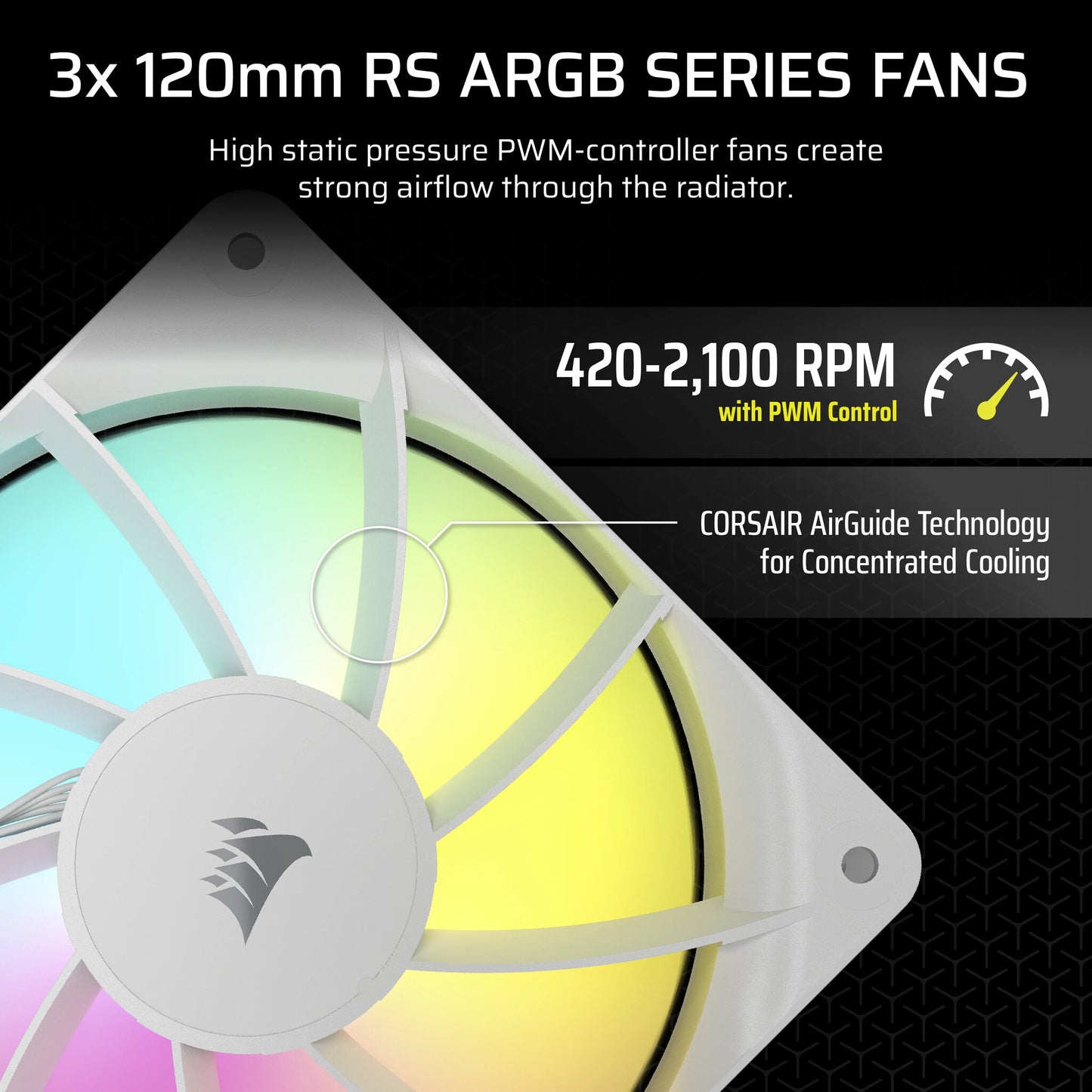 Corsair Nautilus 360 RS ARGB Liquid Processor All-in-one liquid cooler White 1 pc(s)