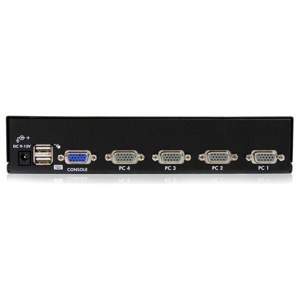 StarTech.com 4 Port 1U Rackmount USB KVM Switch with OSD