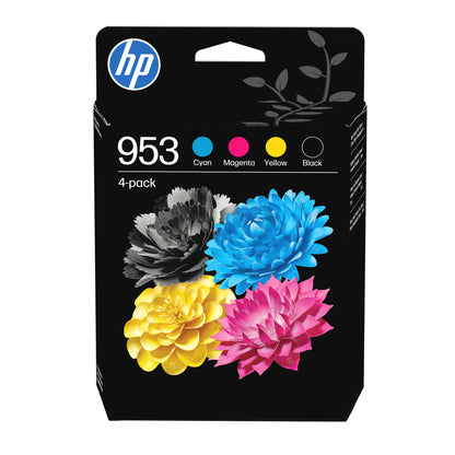 HP 953 4-pack Black/Cyan/Magenta/Yellow Original Ink Cartridges