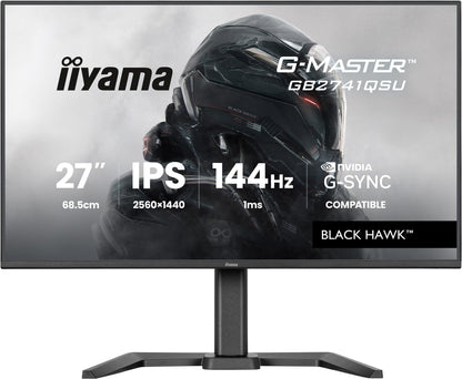 iiyama G-MASTER GB2741QSU-B1 computer monitor 68.6 cm (27") 2560 x 1440 pixels 4K Ultra HD LED Black