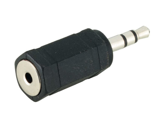 Microconnect AUDALX cable gender changer 3.5mm 2.5mm Black