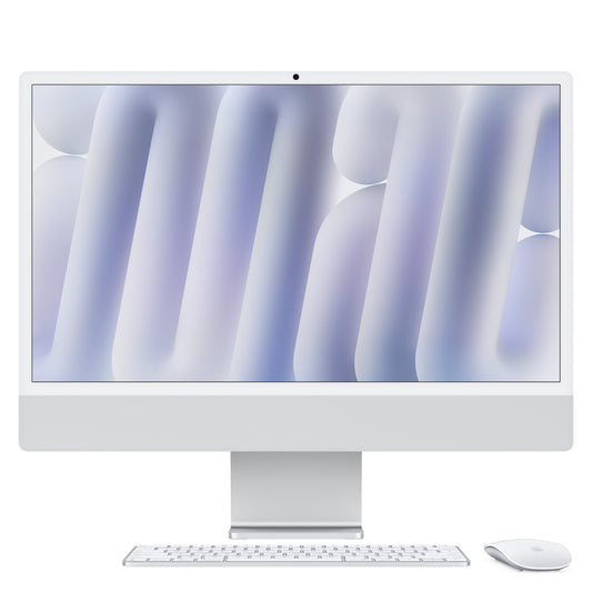 Apple iMac Apple M M4 59.7 cm (23.5") 4480 x 2520 pixels All-in-One PC 16 GB 256 GB SSD macOS Sequoia Wi-Fi 6E (802.11ax) Silver