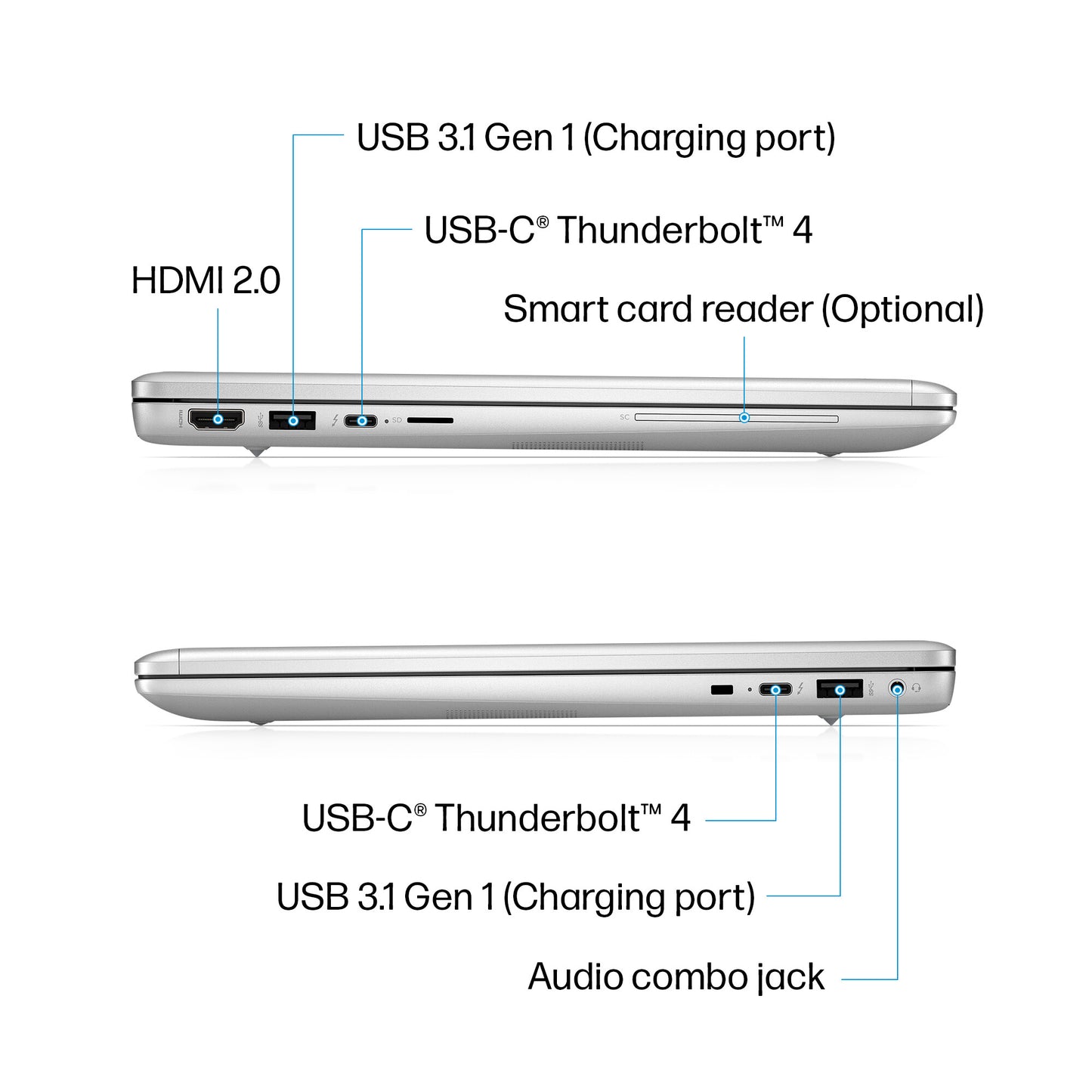 HP Elite c640 G3 Intel® Core™ i5 i5-1245U Chromebook 35.6 cm (14") Full HD 16 GB LPDDR4x-SDRAM 256 GB SSD Wi-Fi 6 (802.11ax) ChromeOS Silver