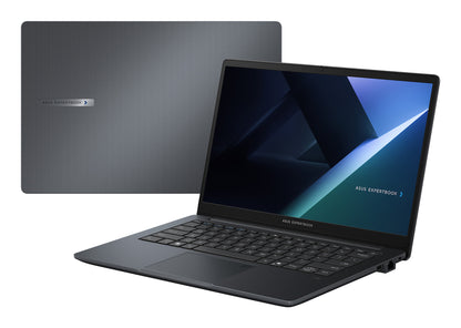 ASUS ExpertBook B1 B1403CV-5U12X Intel Core 5 120U Laptop 35.6 cm (14") Full HD 16 GB DDR5-SDRAM 256 GB SSD Wi-Fi 6E (802.11ax) Windows 11 Pro UK English Black, Grey
