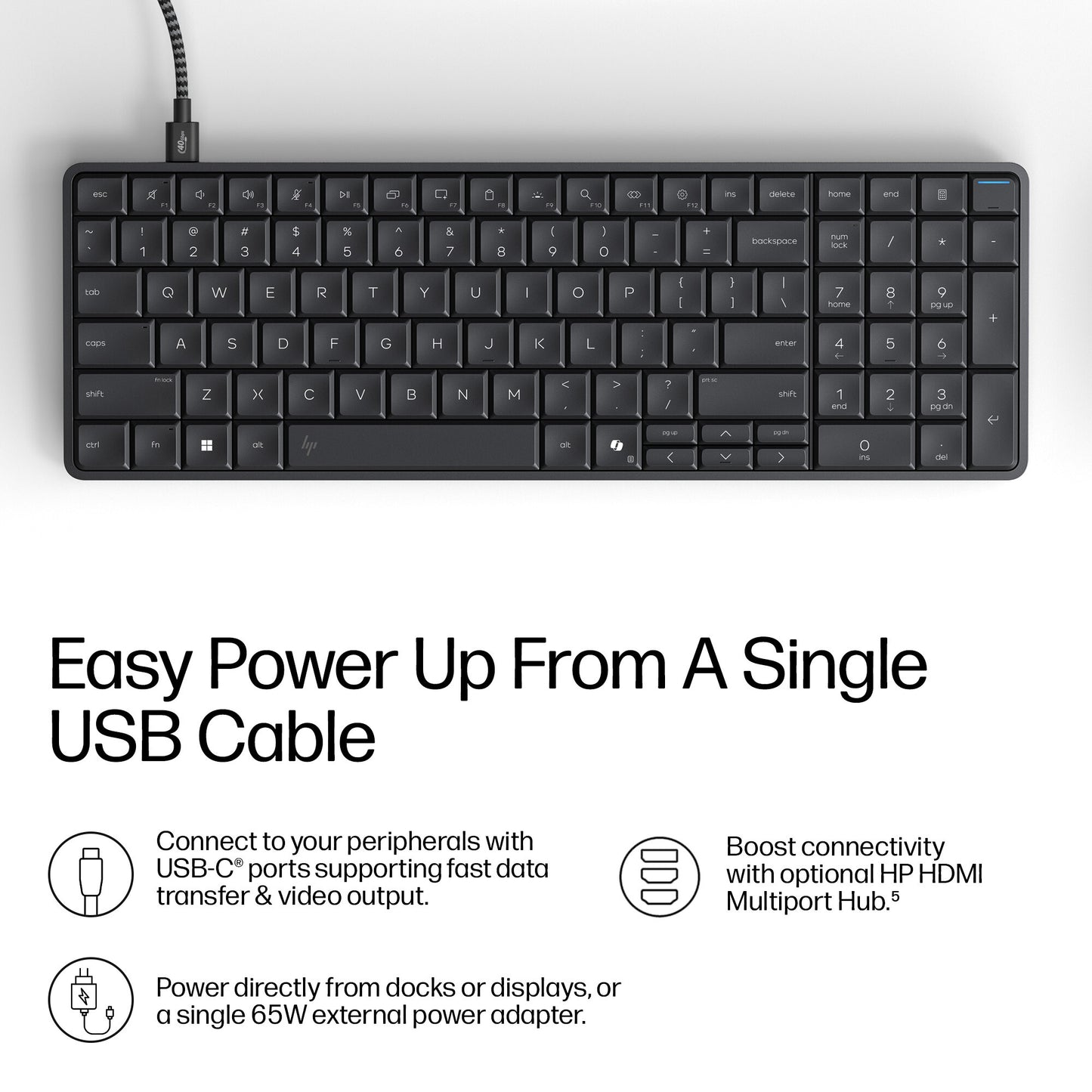 HP EliteBoard G1a Next Gen AI PC Copilot+ PC PRO 340 24 GB DDR5-SDRAM Windows 11 Pro Black