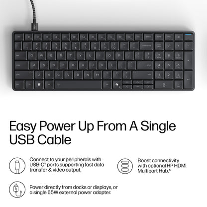 HP EliteBoard G1a Next Gen AI PC Copilot+ PC PRO 340 24 GB DDR5-SDRAM Windows 11 Pro Black
