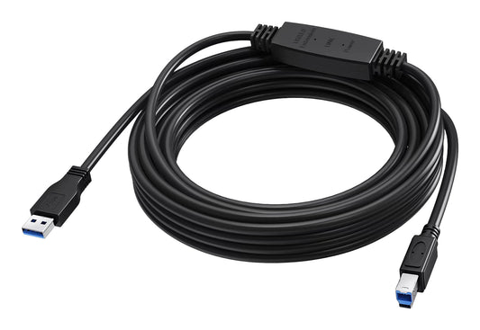 Vision TC 5MUSB3.0+/BL USB cable USB 3.2 Gen 1 (3.1 Gen 1) 2 m USB A USB B 5 Gbit/s Black