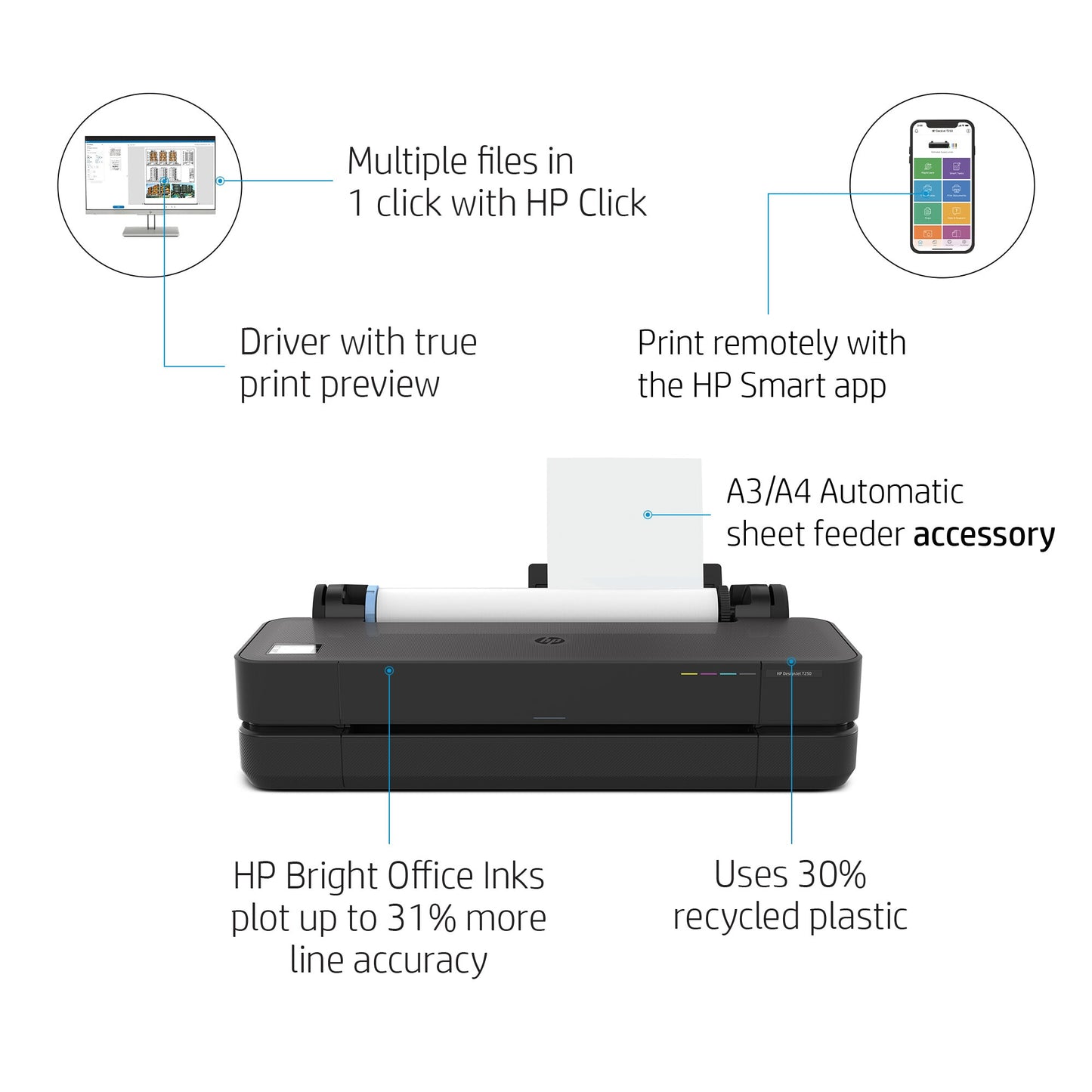 HP Designjet T230 24-in Printer