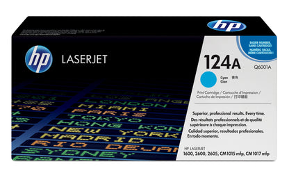HP 124A Cyan Original LaserJet Toner Cartridge