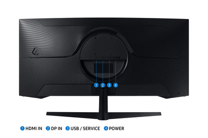Samsung G55T computer monitor 86.4 cm (34") 3440 x 1440 pixels UltraWide Quad HD LED Black