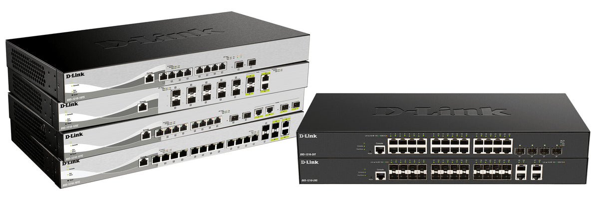 D-Link DXS-1210-16TC/E network switch Managed L2 10G Ethernet (100/1000/10000) Grey