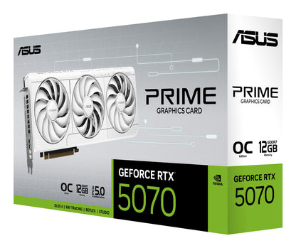 ASUS Prime -RTX5070-O12G-WHITE NVIDIA GeForce RTX 5070 12 GB GDDR7