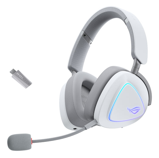 ASUS ROG Delta II Headset Wired & Wireless Head-band Gaming USB-C Bluetooth, white