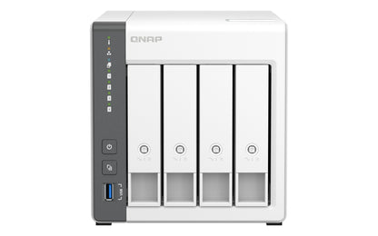 QNAP TS-433 NAS Tower Cortex-A55 4 GB 24 TB HDD QNAP Turbo System White
