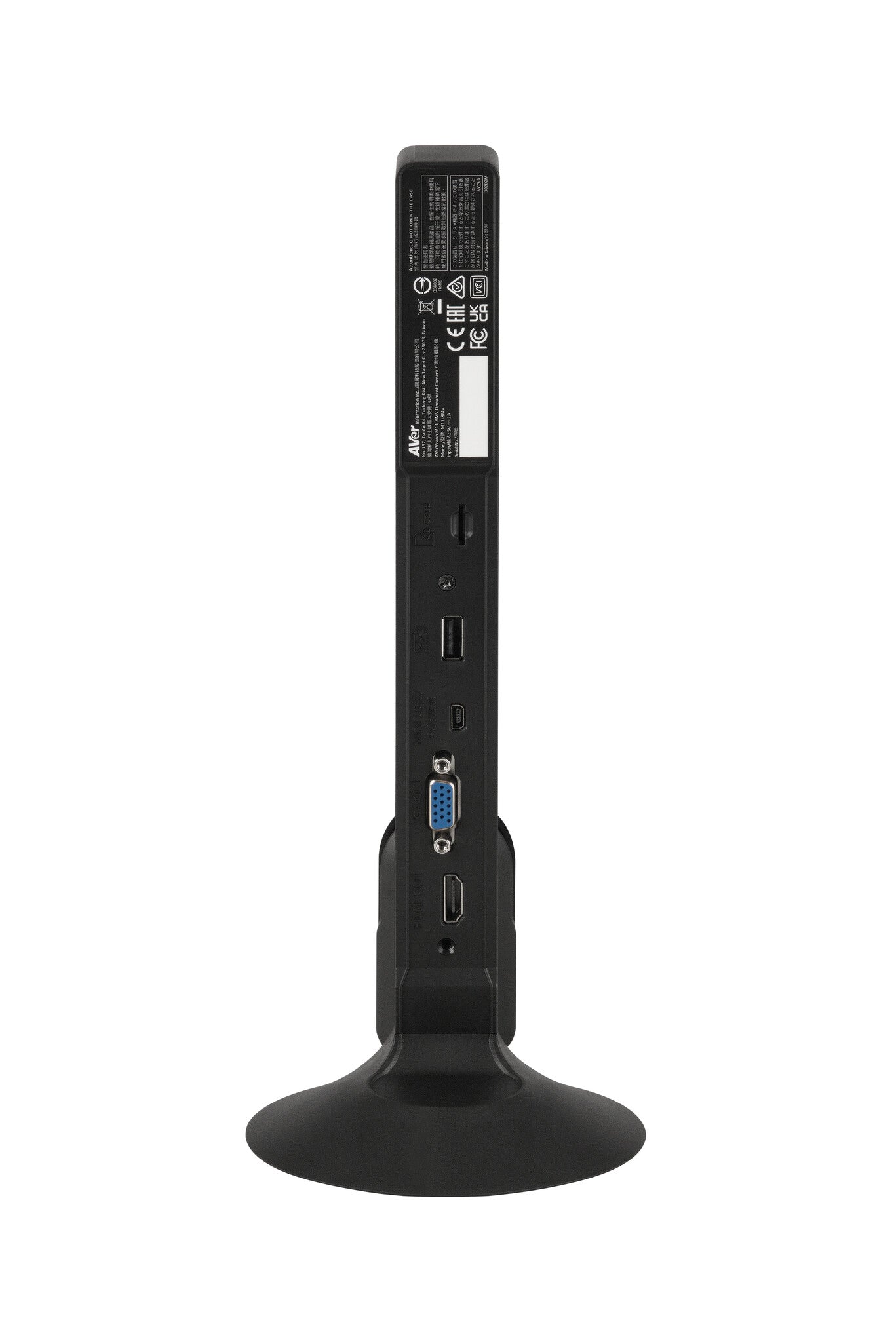 AVer M11-8MV document camera Black 25.4 / 3.06 mm (1 / 3.06") CMOS USB 2.0