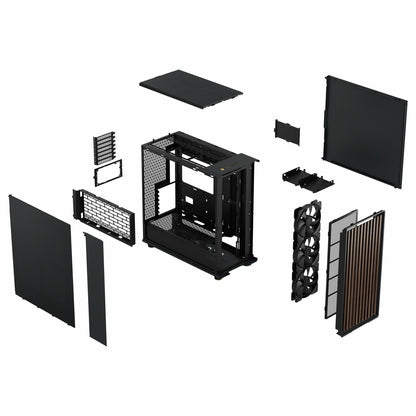 Fractal Design North XL Midi Tower Black, Charcoal