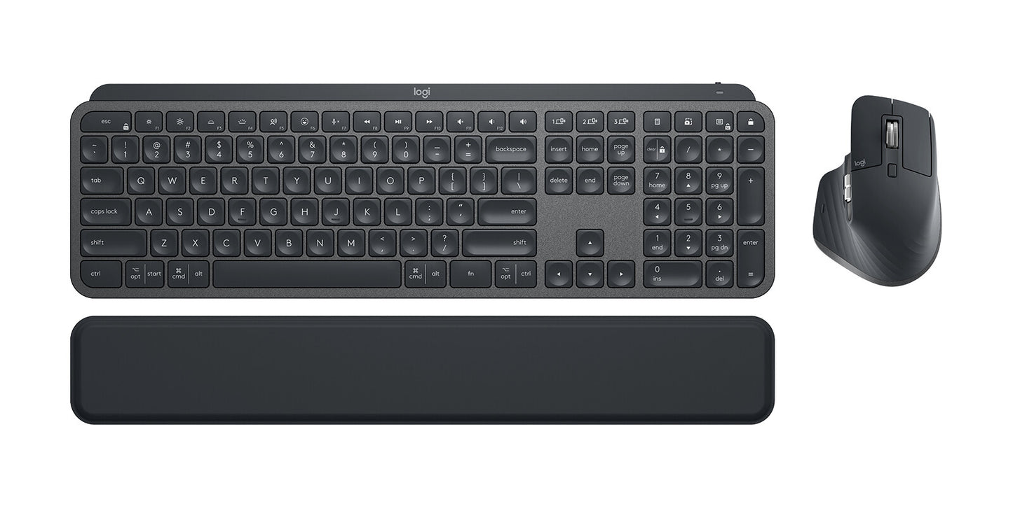 Logitech MX Keys Combo For Business Gen 2 keyboard Mouse included Office RF Wireless + Bluetooth QWERTY UK International Graphite