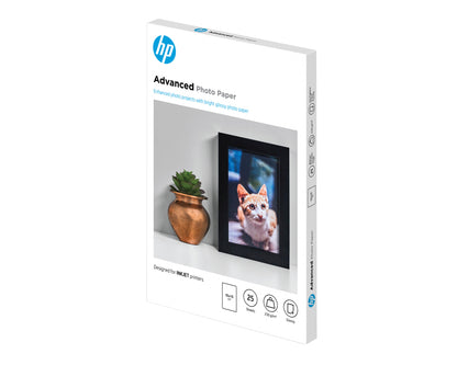 HP Advanced Photo Paper Glossy 250 g/m2 10 x 15 cm (101 x 152 mm) 25 sheets