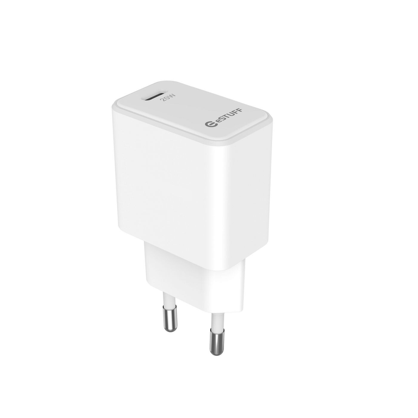 eSTUFF ES635028-BULK mobile device charger Smartphone White AC Fast charging Indoor