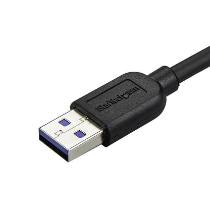 StarTech.com Slim Micro-USB 3.0 Cable - M/M - Left-Angle Micro USB - 2m (6ft)