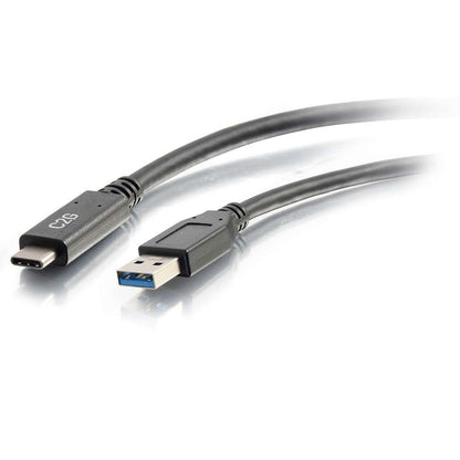 C2G 3ft (0.9m) USB-C® to USB-A 3.2 Gen 1 (5Gbps) Cable M/M - Black
