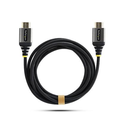 StarTech.com 3m (10ft) Premium Certified High Speed HDMI Cable, Ultra Flexible HDMI Cable, 4K 60Hz/1440p 144Hz w/HDR10/ARC, 18Gbps, High Flex Braided HDMI Cord