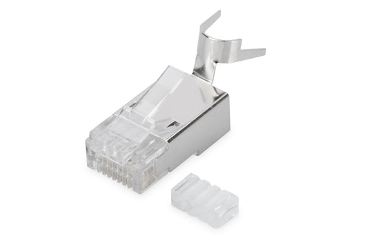 Digitus Modular Plug for Round Cable, CAT 6A, shielded, Pass through connector