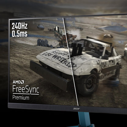 Acer NITRO VG2 Nitro VG272UW2 - 27" Quad HD (2560x1440), 240Hz, 0.5ms, ZeroFrame, HDR400, AMD FreeSync Premium Gaming Monitor