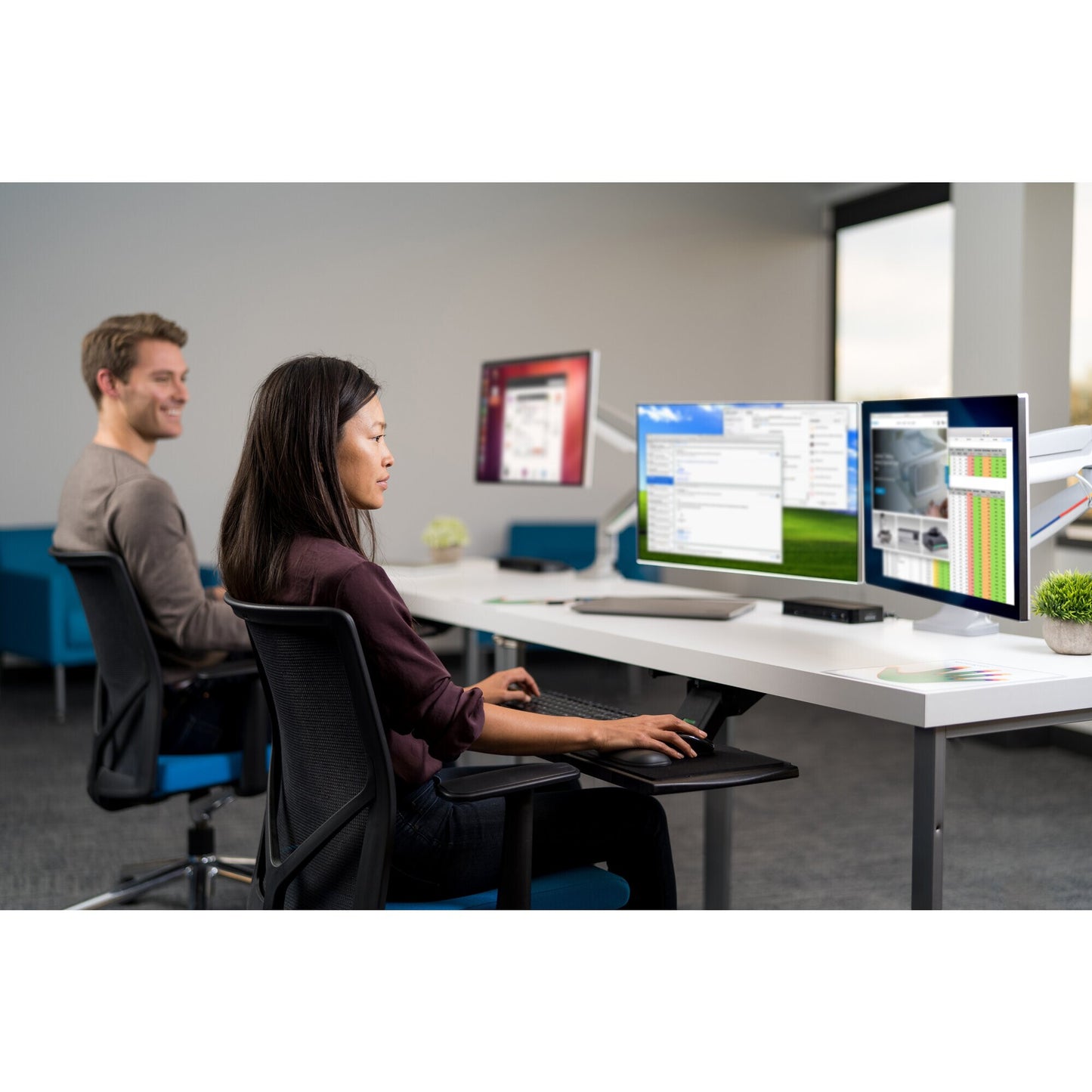 Kensington SmartFit One-Touch Height-Adjustable Single Monitor Arm