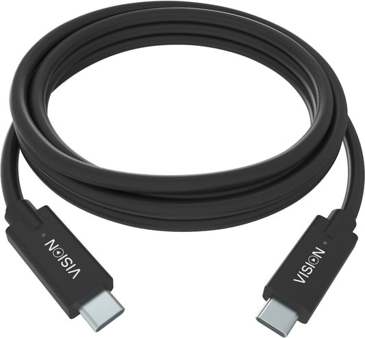 Vision TC 2MUSBC/BL USB cable USB 3.2 Gen 1 (3.1 Gen 1) 2 m USB C Black