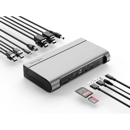Kensington AD4010T4 Thunderbolt 4 and USB4 Quad Video Docking Station - 98W PD - DP/HDMI - Windows/macOS