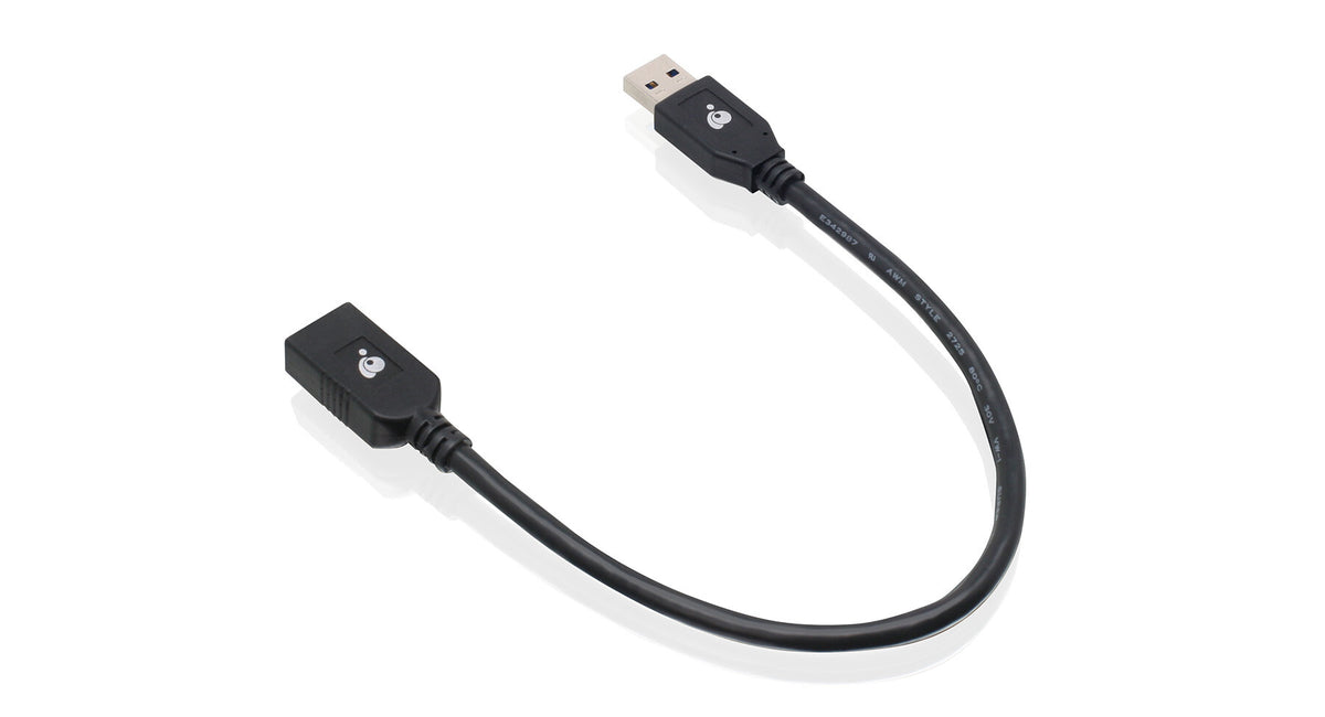 iogear G2LU3AMF USB cable USB 3.2 Gen 1 (3.1 Gen 1) 0.3 m USB A Black